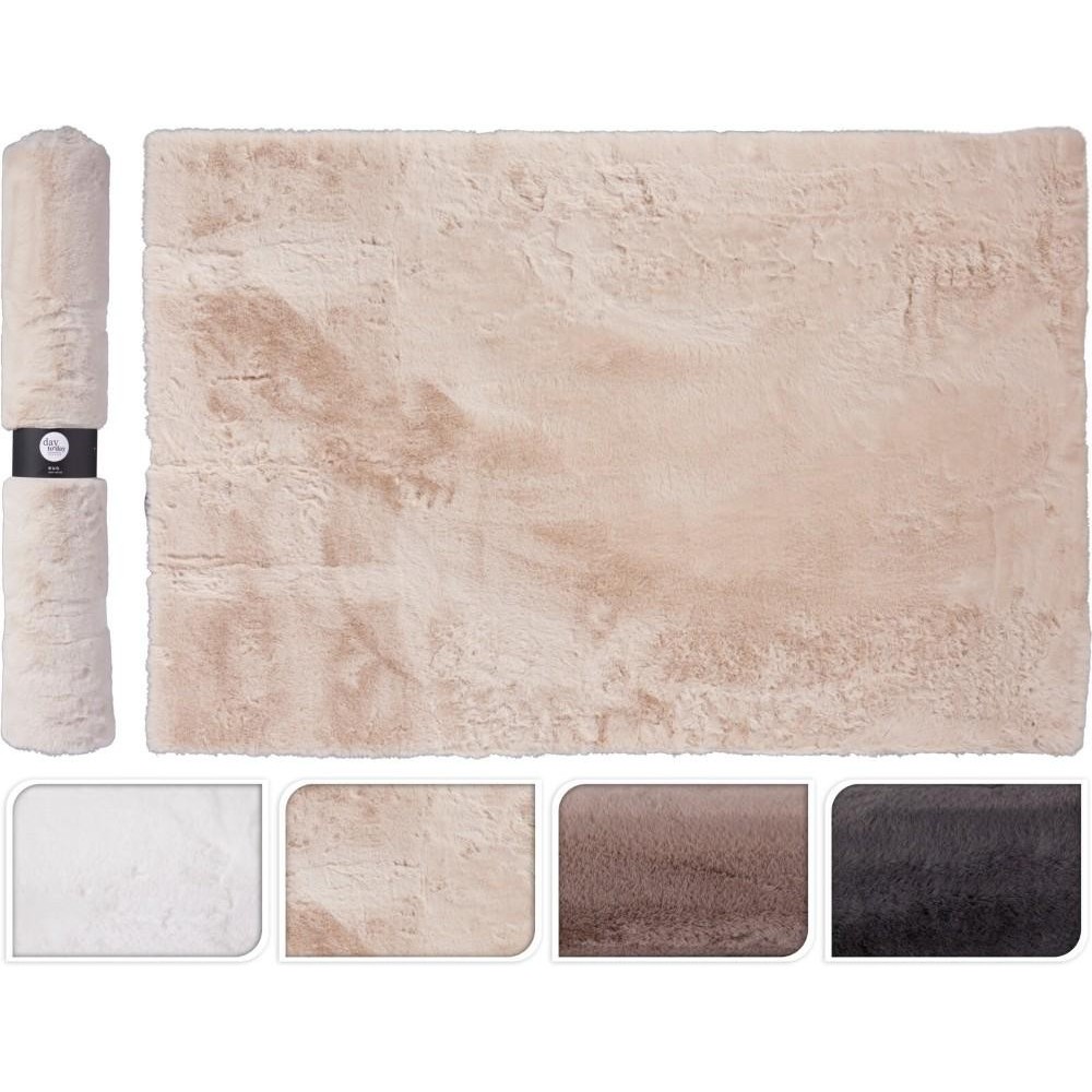 TAPPETO PELO 150X100CM 4AS COL